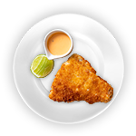 Kids 1/2 Fish Haddock & Chips 