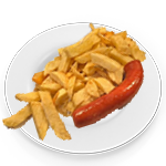 2 Pcs Smoked Sausage 